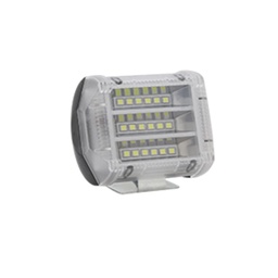 [RS-LED-13086W-BU-R] FARO AUXILIAR LED CON ESTROBO 18 LED CON LUZ DE CONTORNO LATERAL