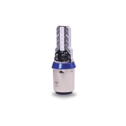 [RS-FFRE-3018BU] FOCO DE STOP CON 12 HIPERLED AZUL CORTE PLANO