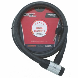 [CAN-1127-0121] CANDADO CABLE DE ACERO ANTIROBO PARA MOTOCICLETA IRON1240 18*100CM