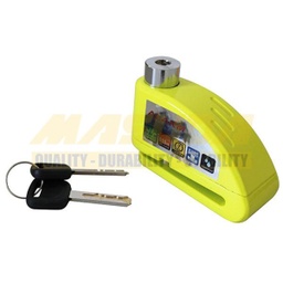 [CAN-1127-0031T] CANDADO DE ALARMA ANTIRROBO PARA DISCO FRENO DE MOTOCICLETA IR-31 5.5MM NEON-NARANJA