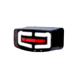 [RS-CAL-1007R-W-Y] CALAVERA STOP UNIVERSAL CUADRADA CON DIRECCIONAL