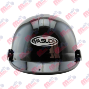 [CAS-7101-1003] CASCO 1/2 CACHUCHA ABS DE ALTO IMPACTO CALIDAD ISO MSD-300 NEGRO BRILLO