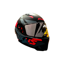 [AC1A-2019-003] CASCO PARA MOTOCICLISTA  CERRADO SKY RED/GRAY XL