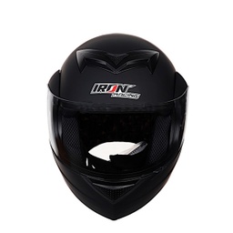 [CAS-7101-1423D] CASCO ABATIBLE IRON RACING IR108 DOT NEGRO MATE XL