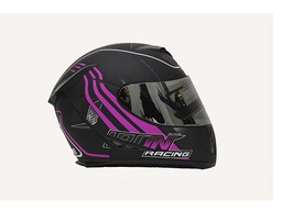 [CAS-7101-5131A] CASCO CERRADO IRON RACING IR-311 DOT MICA IRIDIUM ALPHA ROSA TALLA S