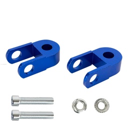 [1445-1002] EXTENSION DE AMORTIGUADOR ALUMINIO P/ALTURA 30 mm AZUL PROMO