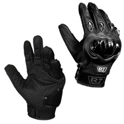 [7306-1367] GUANTES VEL R7 RACING NEGRO R7-2 TOUCH