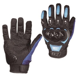 [7306-1378] GUANTES VEL R7 RACING AZUL R7-2 TOUCH