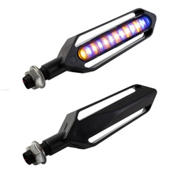 [3257-1131] PAR DIRECCIONALES P-44S LED SECUENCIAL LUZ AMBAR-AZUL STALLION