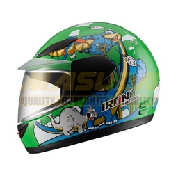 [CAS-7101-1993] CASCO INTEGRAL PARA NIÑO IR-109 DINO KIDS VERDE