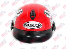 [CAS-7101-1950] CASCO NIÑO 1/2 ABS MSD-508 MOTOCICLISTA ROJO