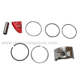 [2705-1355] PISTON COMPLETO STD P/ITALIKA FT150 GT PERNO DELGADO