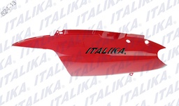 [F13010219] CUBIERTA DE COLA IZQUIERDA ROJA DS 125 ITALIKA